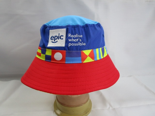 100% polyester light weight sublimation bucket hat