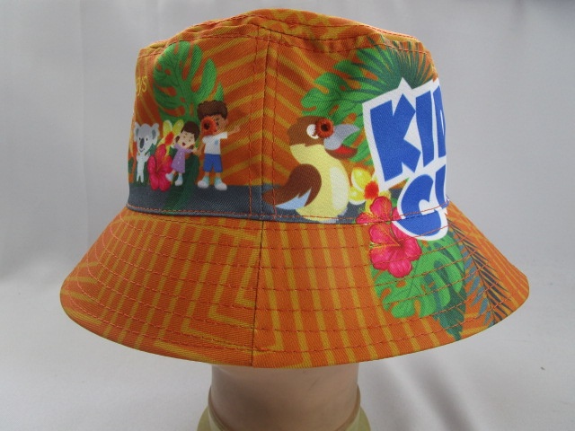colorful custom buckle polyester SUBLIMATION fishing roll up bucket hat