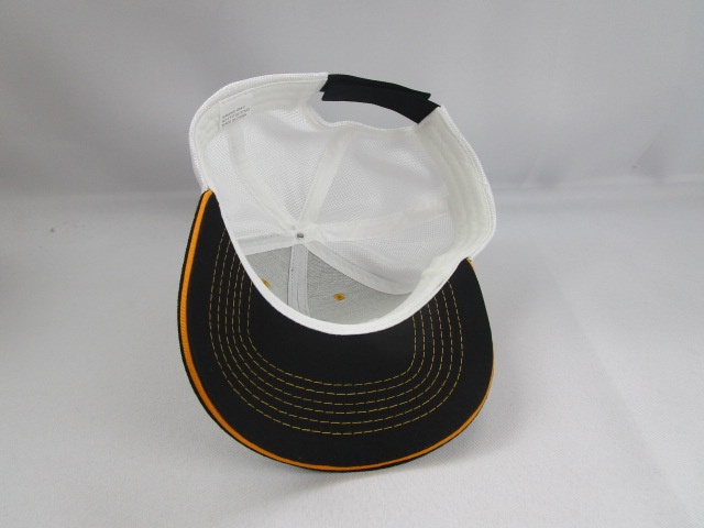 sorting style mesh trucker hat with piping and high tech mesh