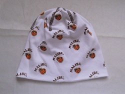 100%cotton beanie with all over printing