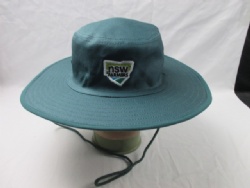 Cotton twill wide brim bucket hat