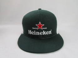 Wholesale Custom Snapback Flat Brim Mesh Blank 100% Cotton Snapback Embroidery Trucker Hats Cap