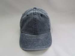 pigment dye vintage faded effect washed cotton twill fabric baseball cap