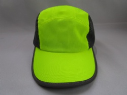 BSCI high viz fabric/big hole mesh sporting safety hat