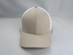Blank stock mesh cotton trucker hat