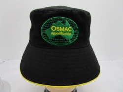 Classic custom design cotton bucket hat with piping