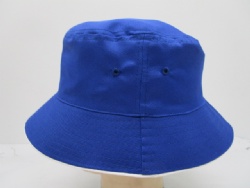 Hot Selling Polyester Cotton Flat Top Summer woven patch design Bucket Hat For Men