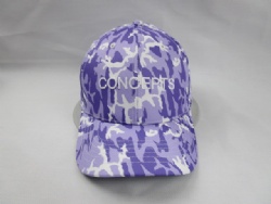 SUBLIMATION all over  camoflague pattern polyester baseball cap