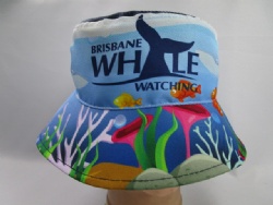 light weight polyester sublimation bucket hat