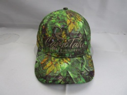 SUBLIMATION all over  forest camoflague pattern 100% polyester embroidery baseball cap