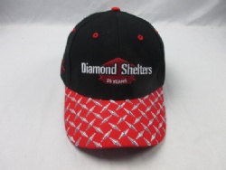 high quality sonic weld bill custom design embroidery baseball cap