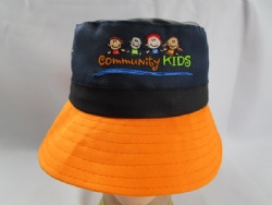 Colorful kids bucket hats