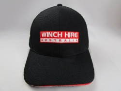 Double pique mesh fitted hat customer design