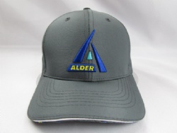 Charcoal color rip stop custom logo baseball hat