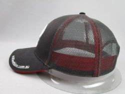 Small minimum order brand quality customized custom 3D embroidery curved brim mesh hat
