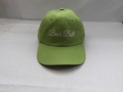 lime green washed chino twill fabric 100%cotton dad cap